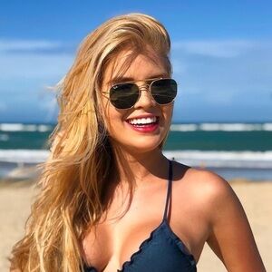 Ray-Ban Marshal Sunglasses Gold Hexagon Frame RB3648 001 54-21 Smoke Lens 343